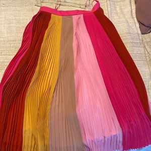 J Crew MIDI Pleated Skirt